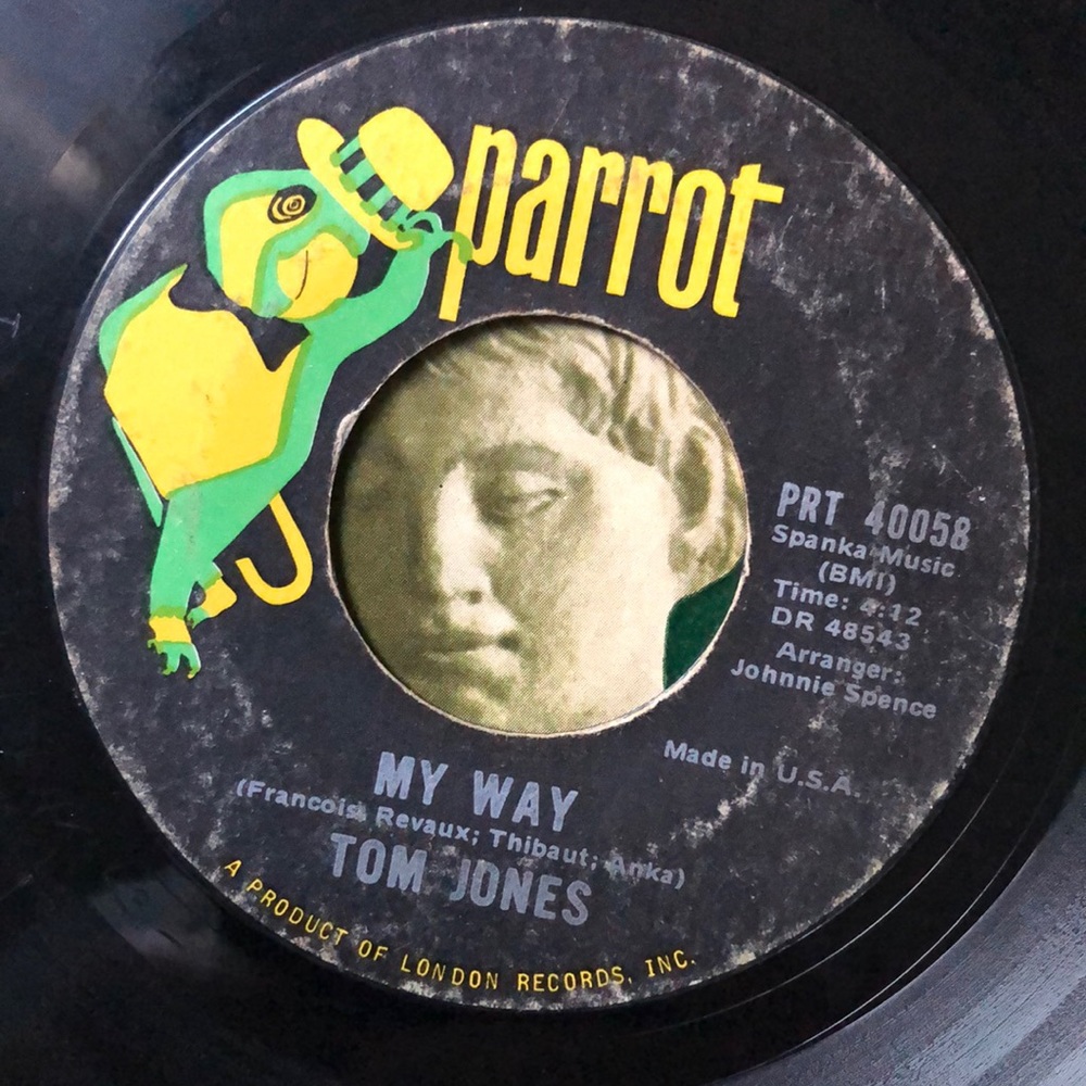 Tom Jones She's A Lady Vinyl 45 Record '71